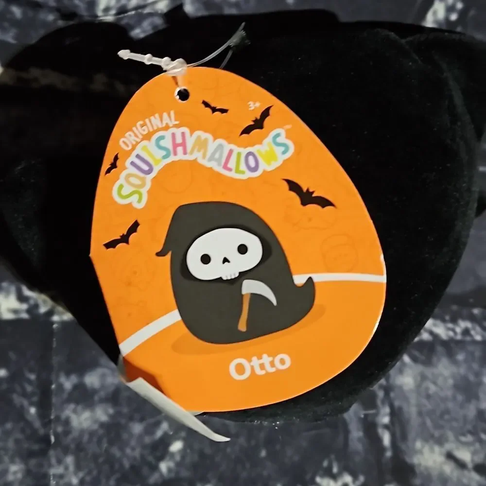 Original Squishmallows 4 inch Otto the Grim Reaper NWT